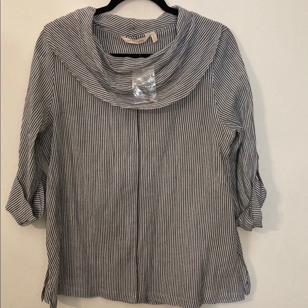 Soft Surroundings 100 percent cotton top